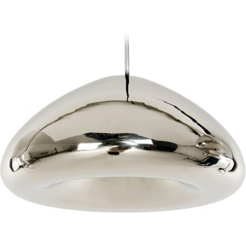  Buy Ceiling Lamp - Chrome Metal Pendant Lamp - 30cm - Nullify Silver 58221 - in the EU