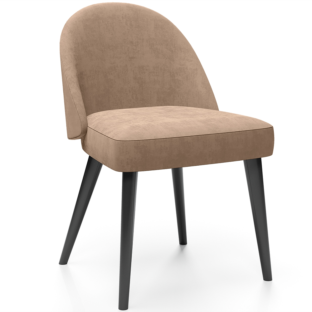  Buy Dining Chair - Upholstered in Velvet - Grata Cream 61050 - in the EU