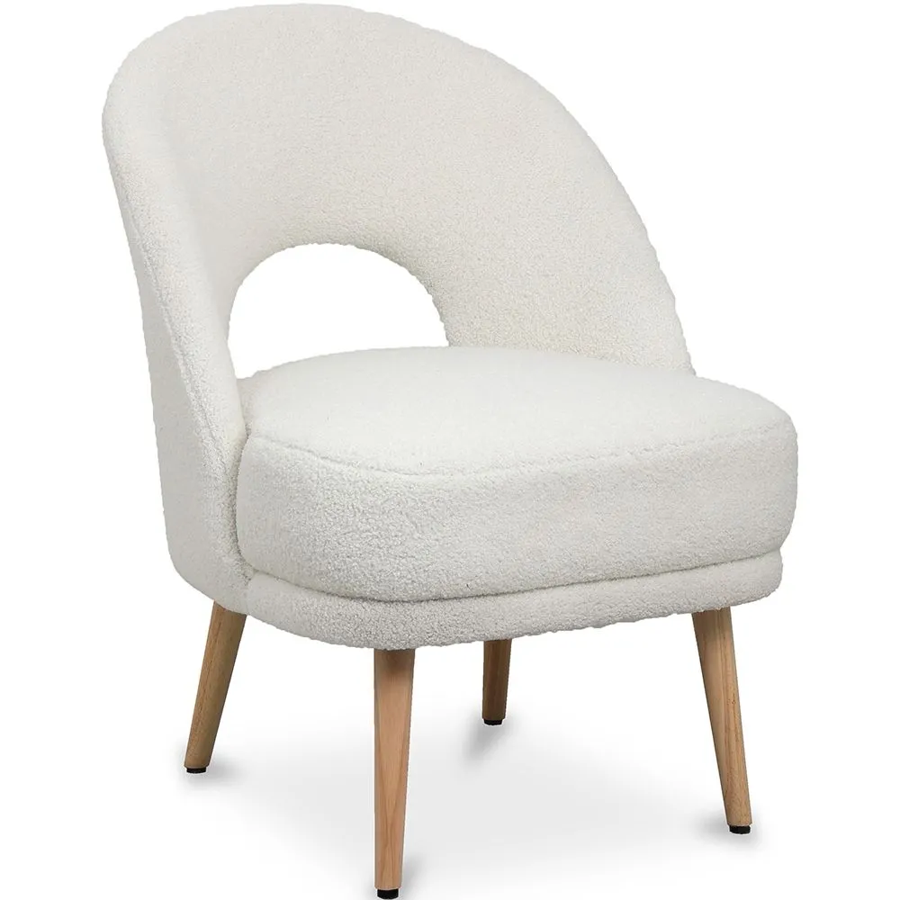 Upholstered Dining Chair in Bouclé - Devy image 8