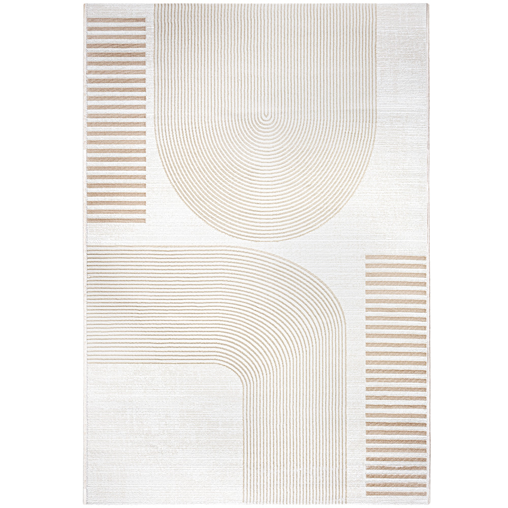 Rug Large Contemporary Modern Design - Beige (290x200 cm) - Rya image 8