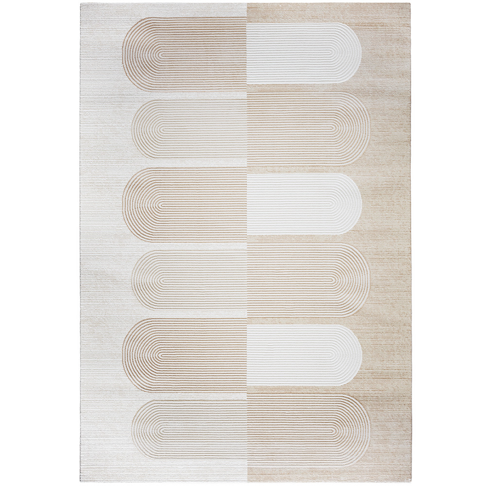 Rug Large Contemporary Modern Design - Beige (290x200 cm) - Qyar image 8