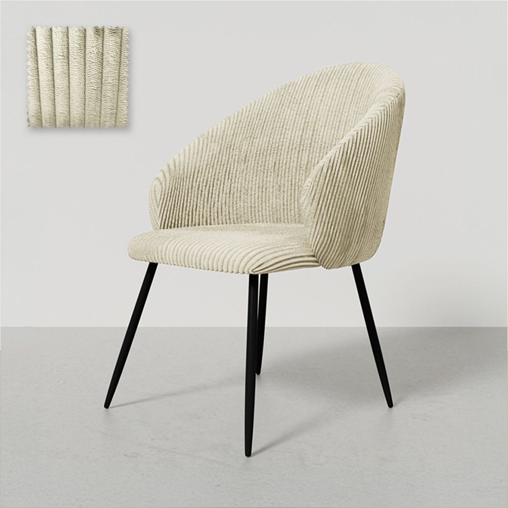 Dining Chair Upholstered in Velvet - Brugges image 8