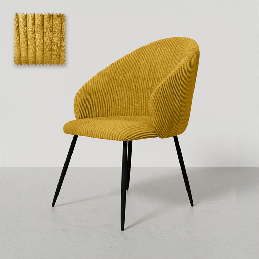 Dining Chair Upholstered in Velvet - Brugges image 8