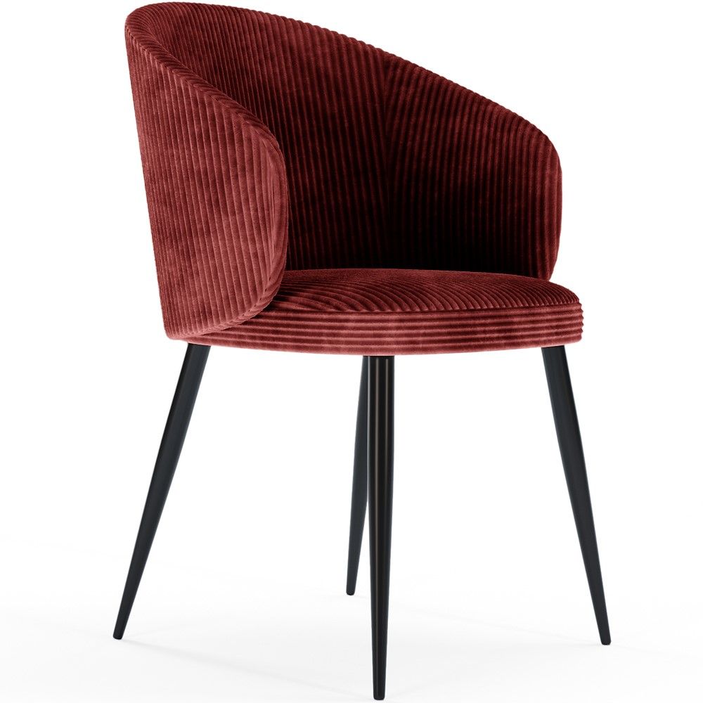 Dining Chair Corduroy Upholstered - Feudum image 8
