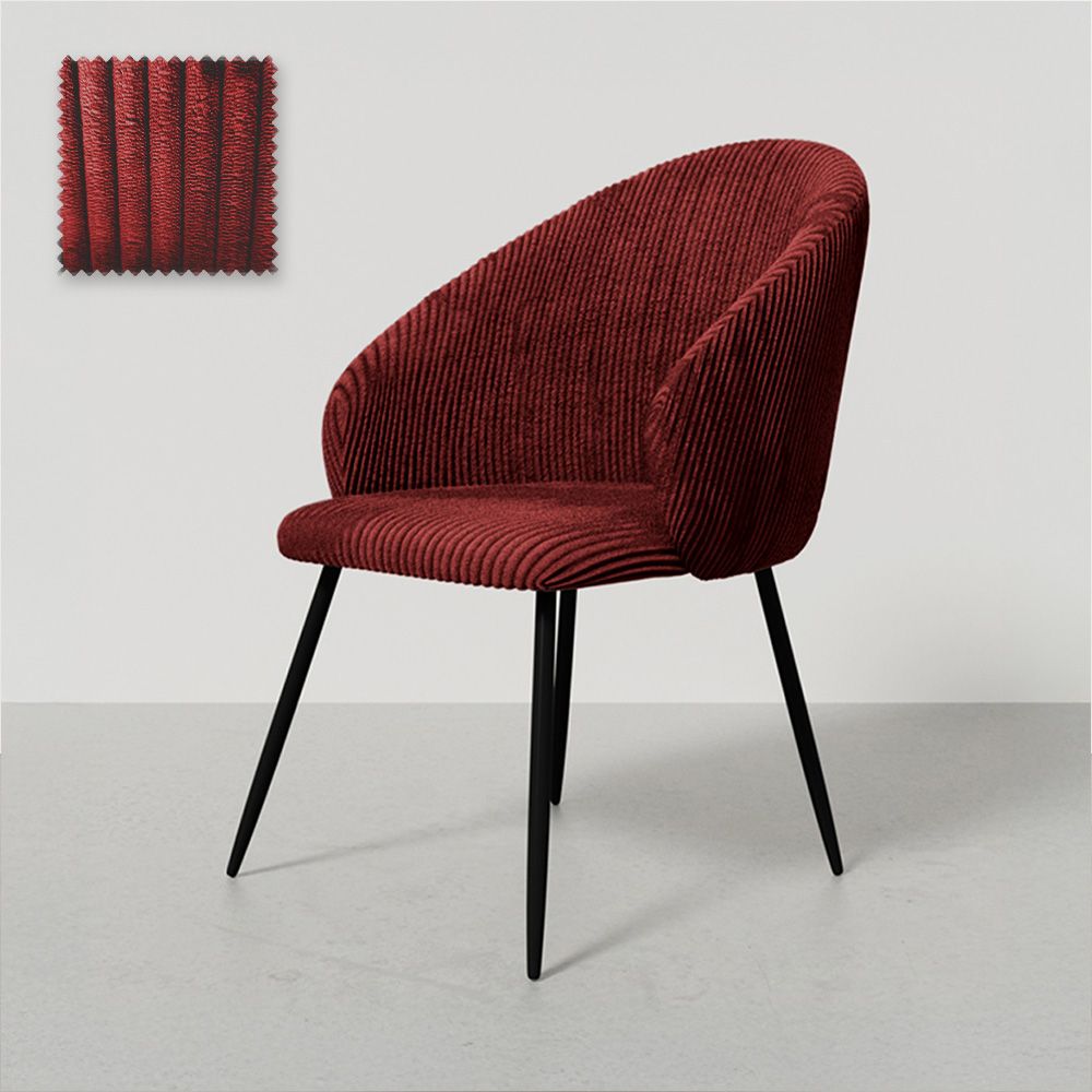 Dining Chair Upholstered in Velvet - Brugges image 8