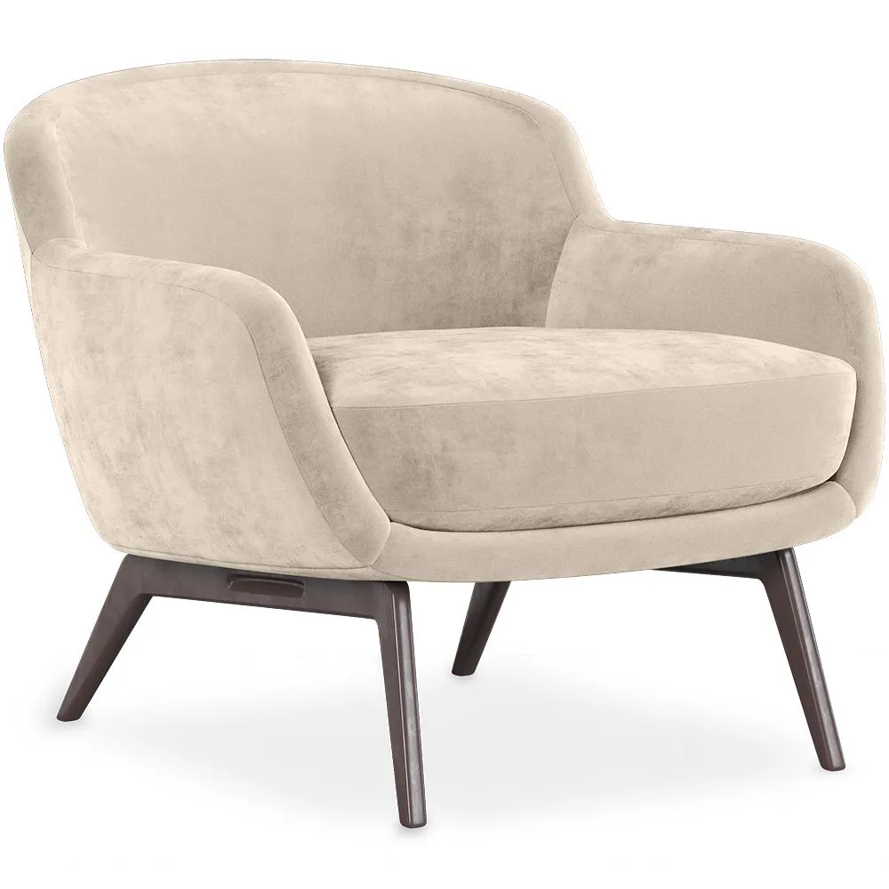 Velvet Upholstered Armchair - Jenna image 8