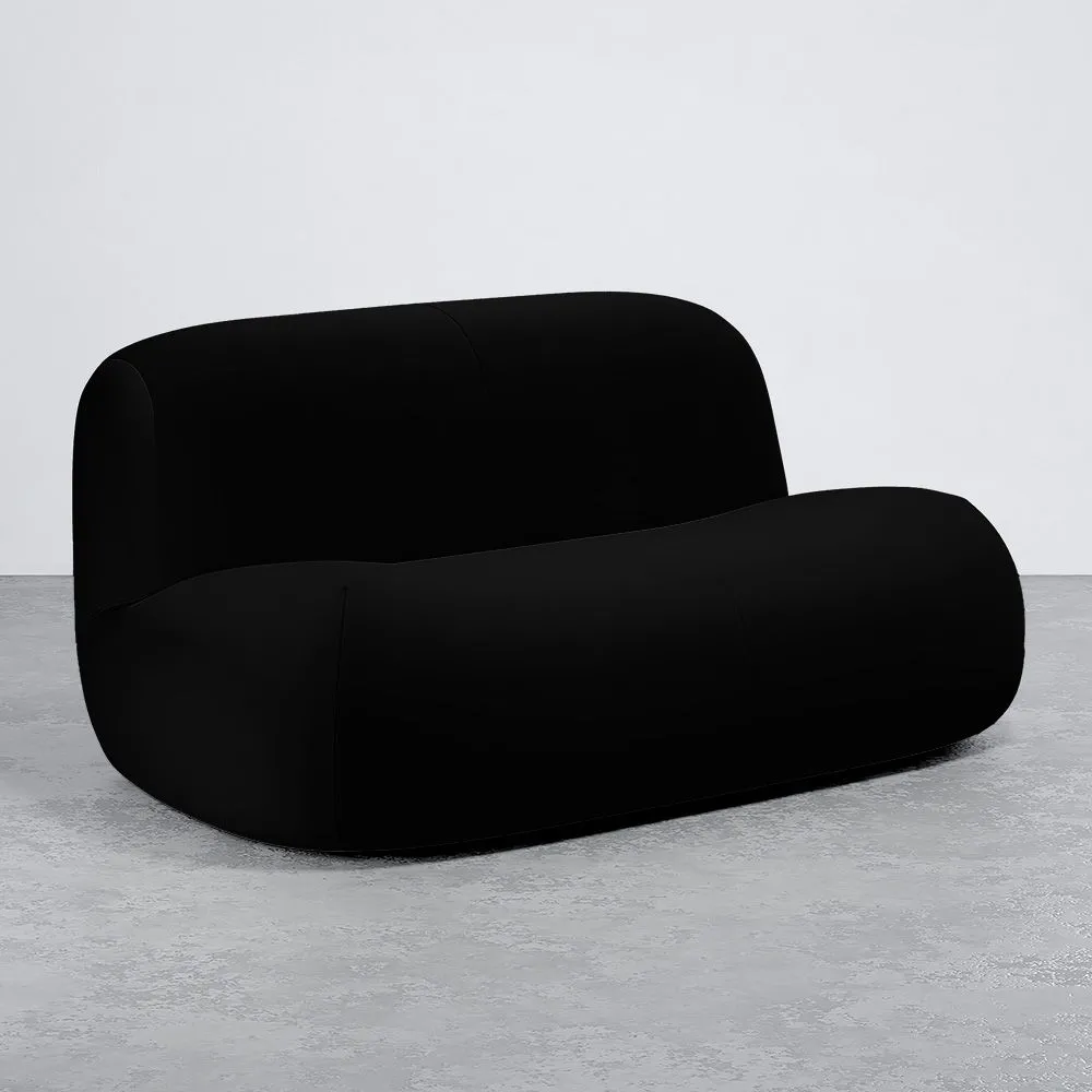 Modern Minimalist Curved Design Velvet Upholstered Sofa - Comfort and Contemporary Style - Büba image 8
