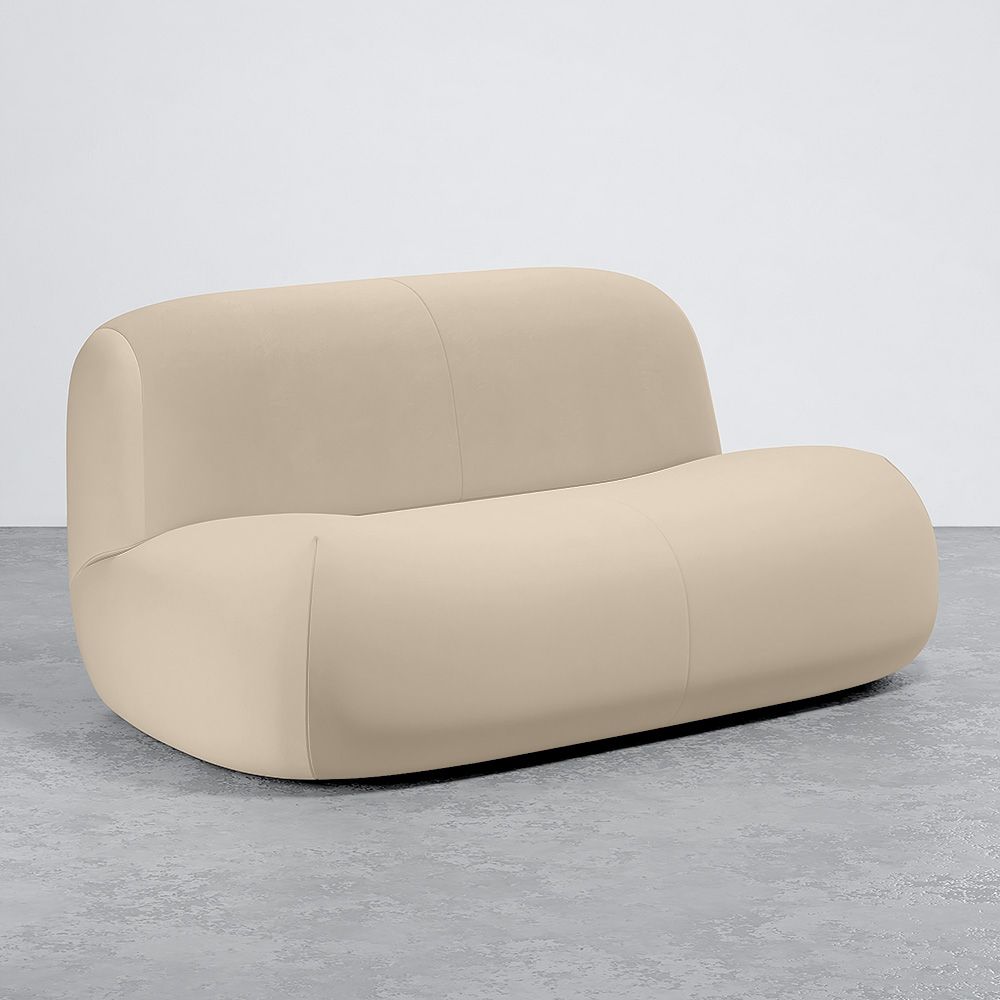 Modern Minimalist Curved Design Velvet Upholstered Sofa - Comfort and Contemporary Style - Büba image 8