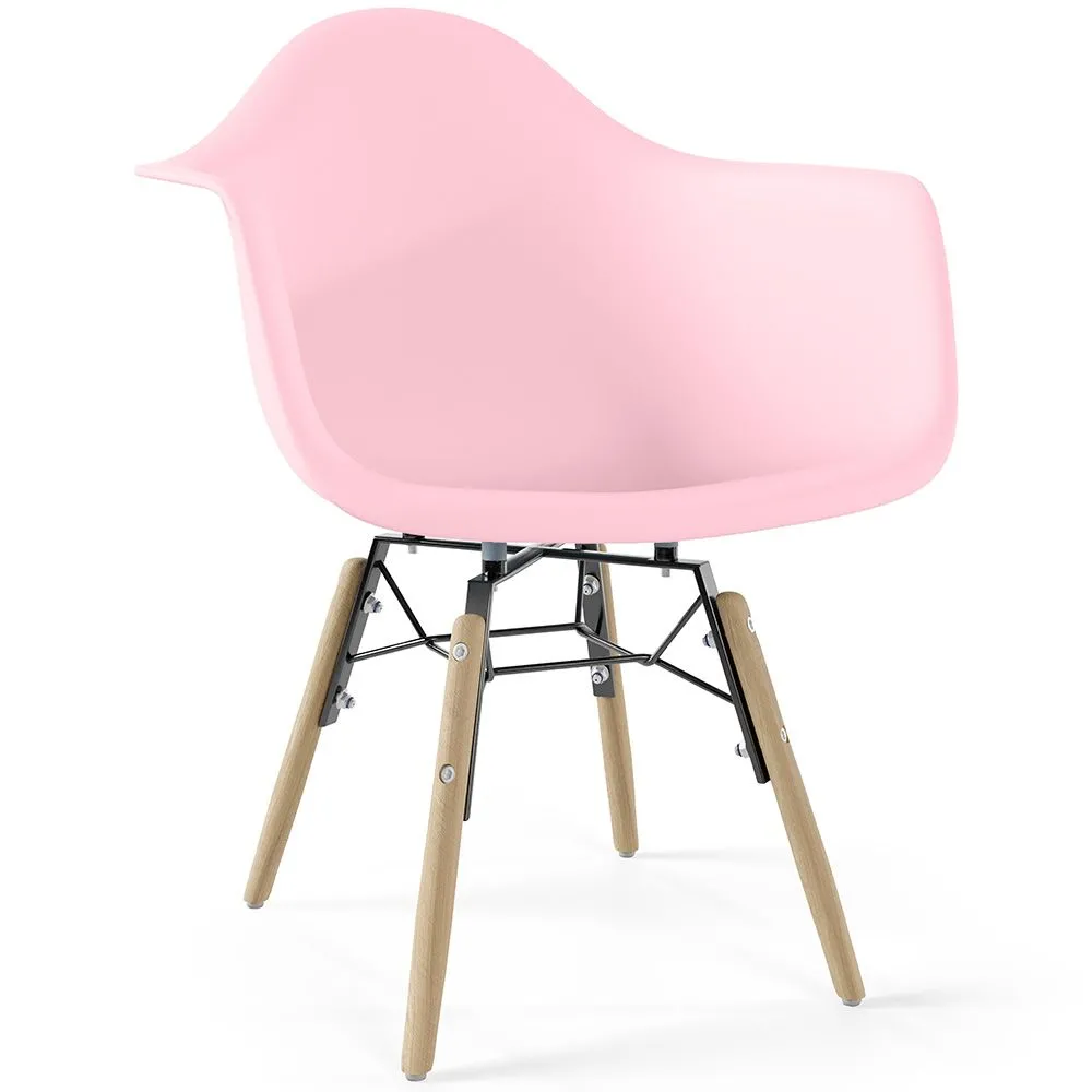 Children's Chair Scandinavian Design - Wooden Legs - Nordika image 8