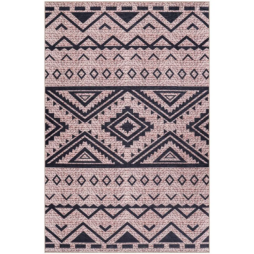 Vintage Geometric Tribal Rug – (290x200 cm) – Cinder image 8
