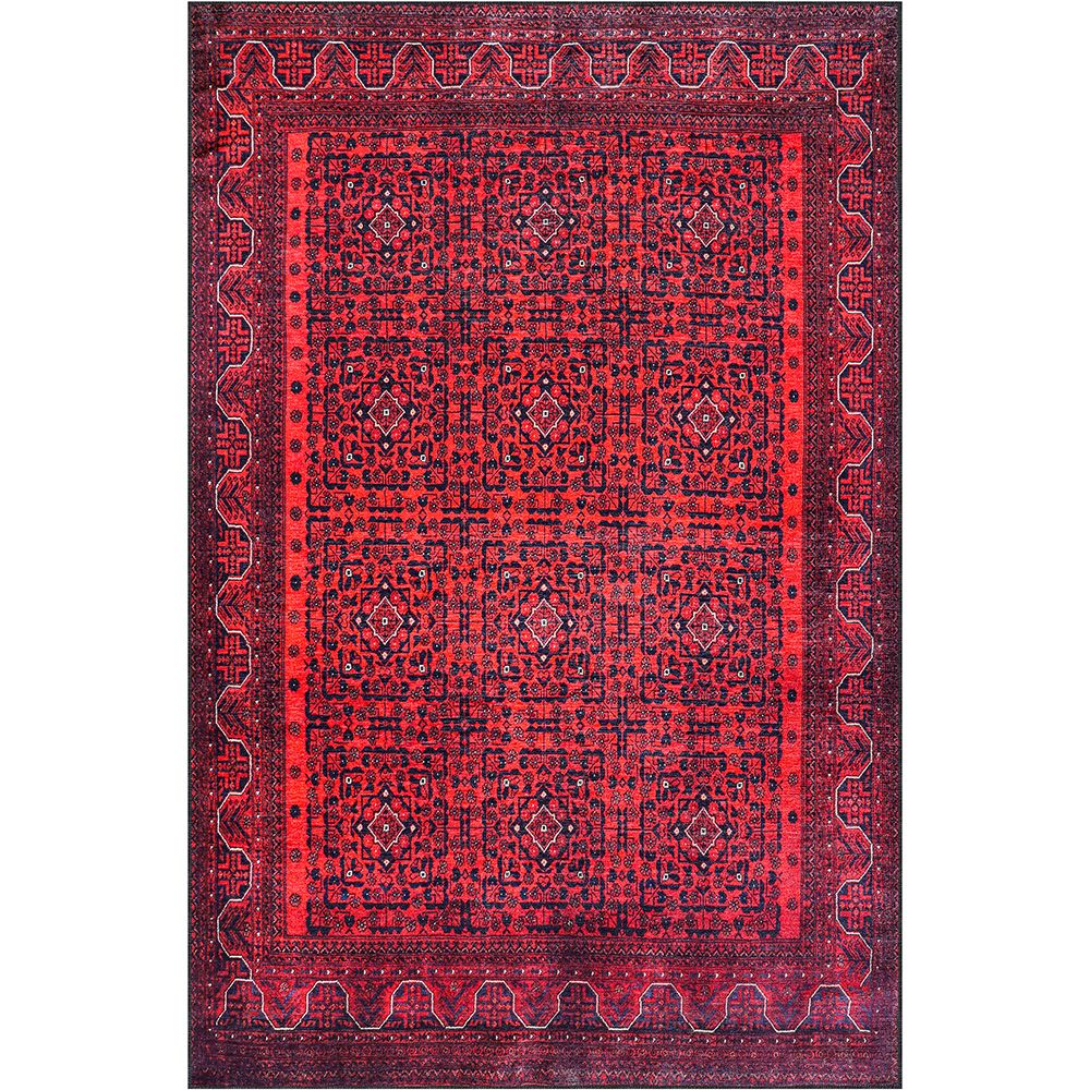 Vintage Oriental Carpet - (290x200 cm) - Cinnabar image 8