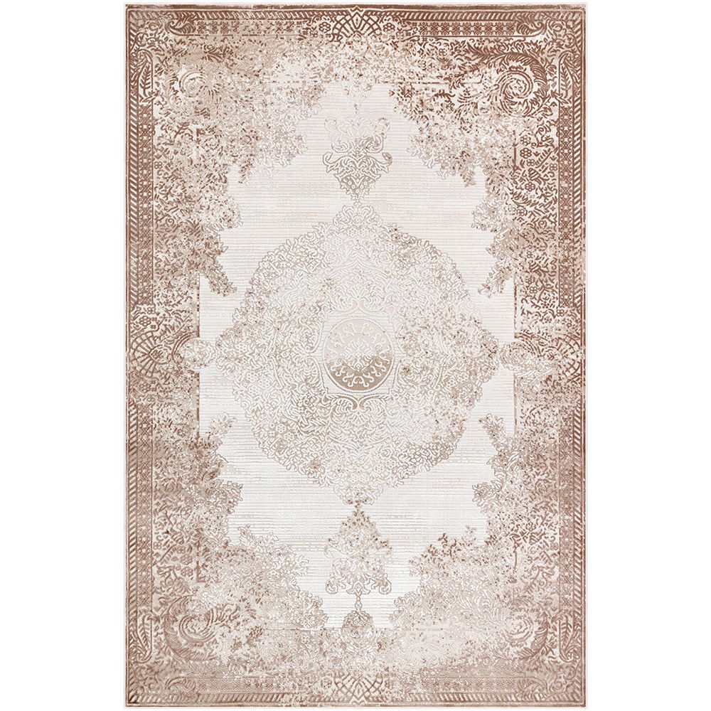 Vintage Oriental Carpet - (290x200 cm) - Cerulean image 8