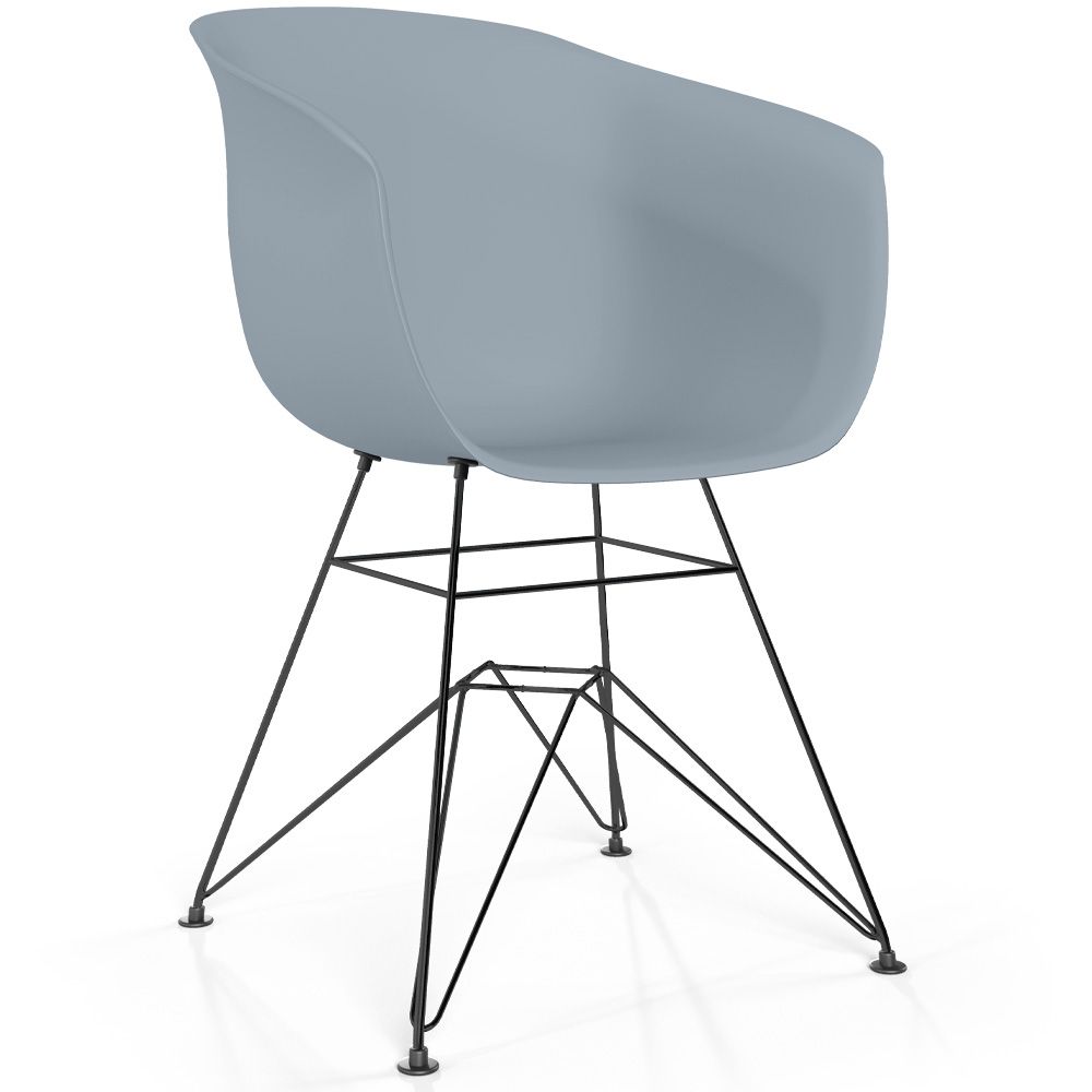 Dining Chair - Scandinavian Design - Black Legs - Polin image 8