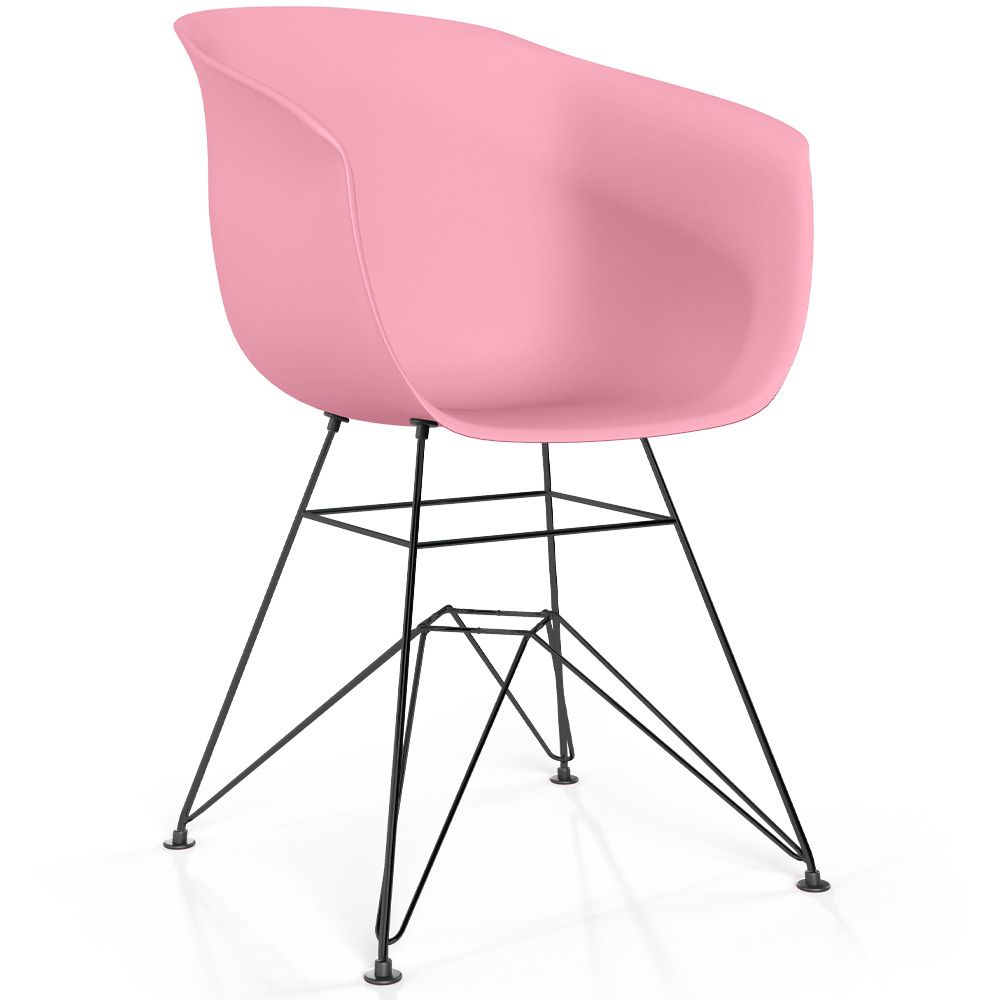 Dining Chair - Scandinavian Design - Black Legs - Polin image 8