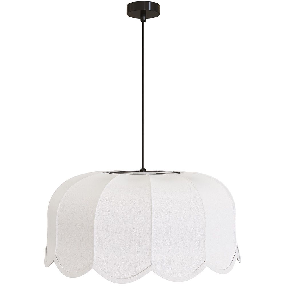 Pendant lamp Beige linen – Natural and timeless style – Deral image 8