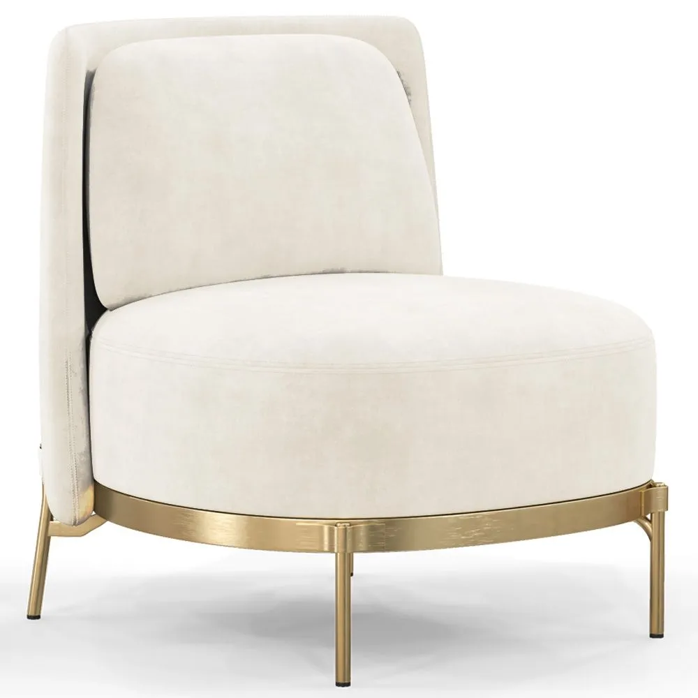 Designer Armchair - Velvet Upholstered - Kanla image 8