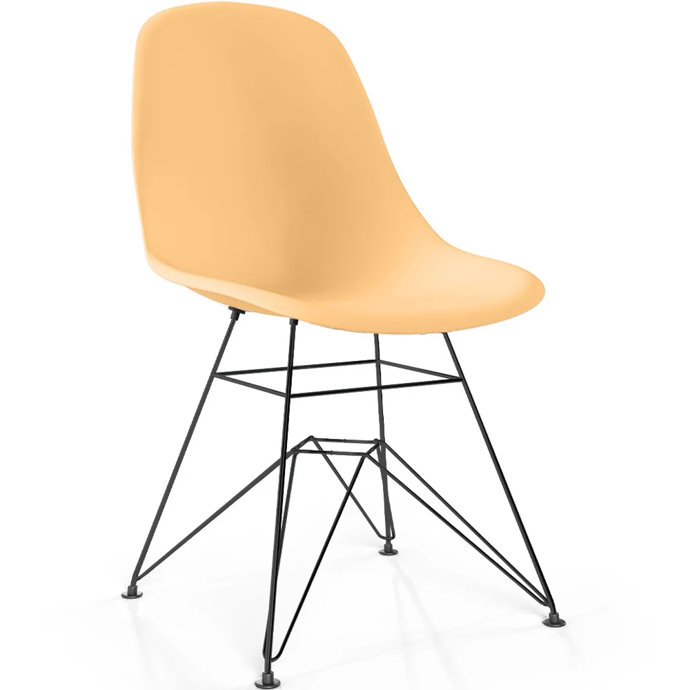 Dining Chair with Metal Legs – Modern Design – Denisse image 8
