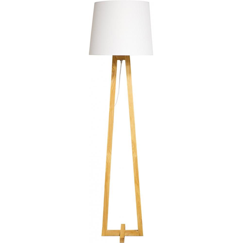 Floor lamp wood base nordic style image 8