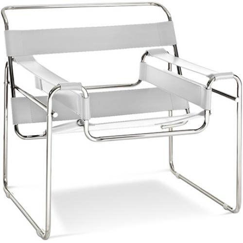  Buy Lounge Chair - Leatherette & Metal - Ivan White 16815 - in the EU