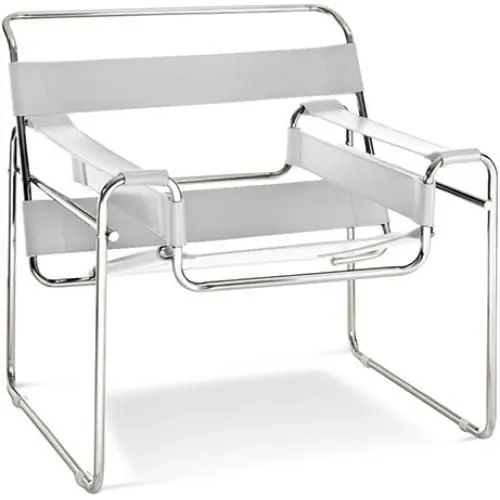 Lounge Chair - Leatherette & Metal - Ivan image 8