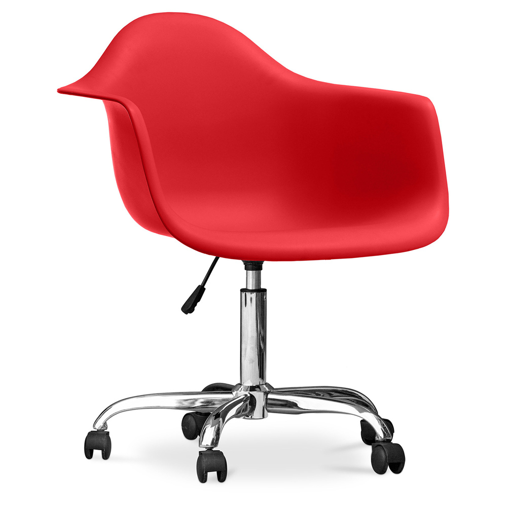  Buy Office Chair with Armrests - Desk Chair with Castors - Weston Red 14498 - in the EU