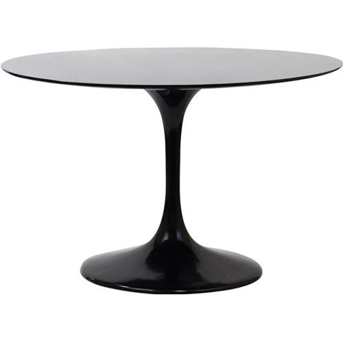  Buy Round Fiberglass Tulipan Table - 120cm Black 15418 - in the EU