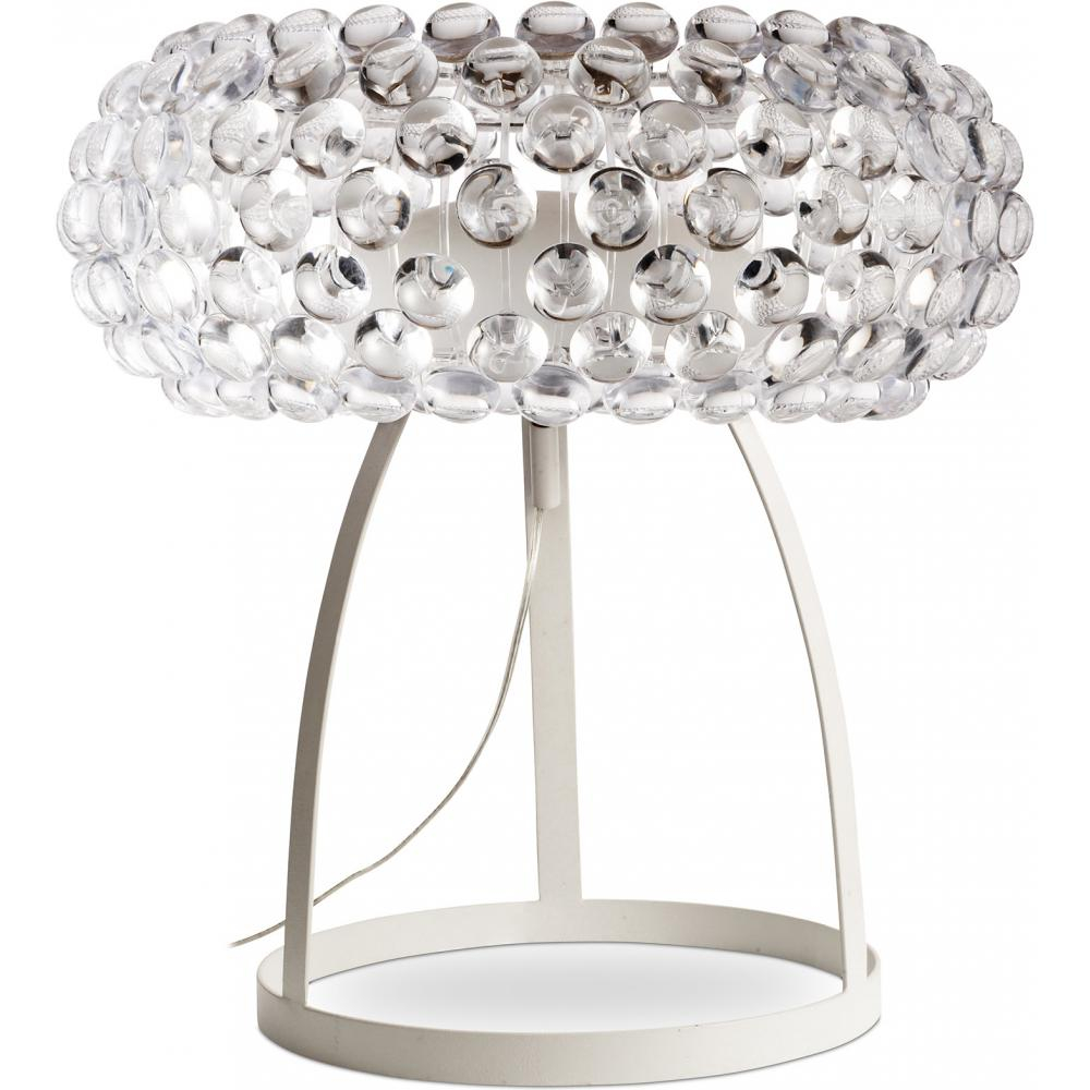  Buy Table Lamp - Crystal Button Living Room Lamp - Large - Savoni Transparent 53531 - in the EU