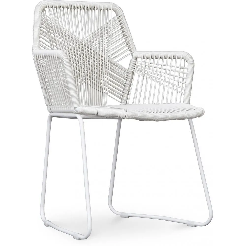Outdoor Chair with Armrests - Garden Chair - Multicoloured - Frony image 8