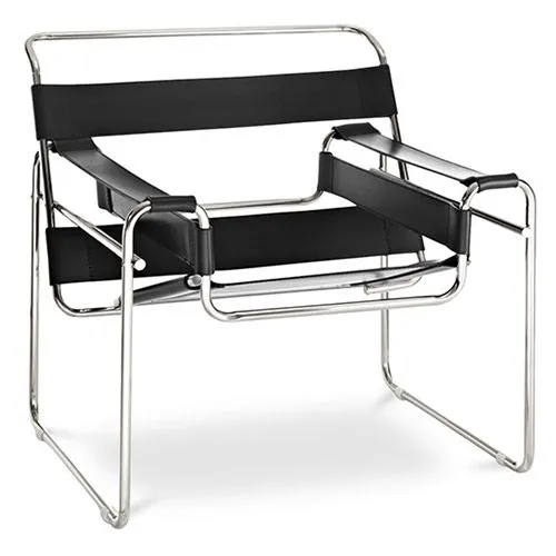 Lounge Chair - Leather and Metal - Ivan image 8