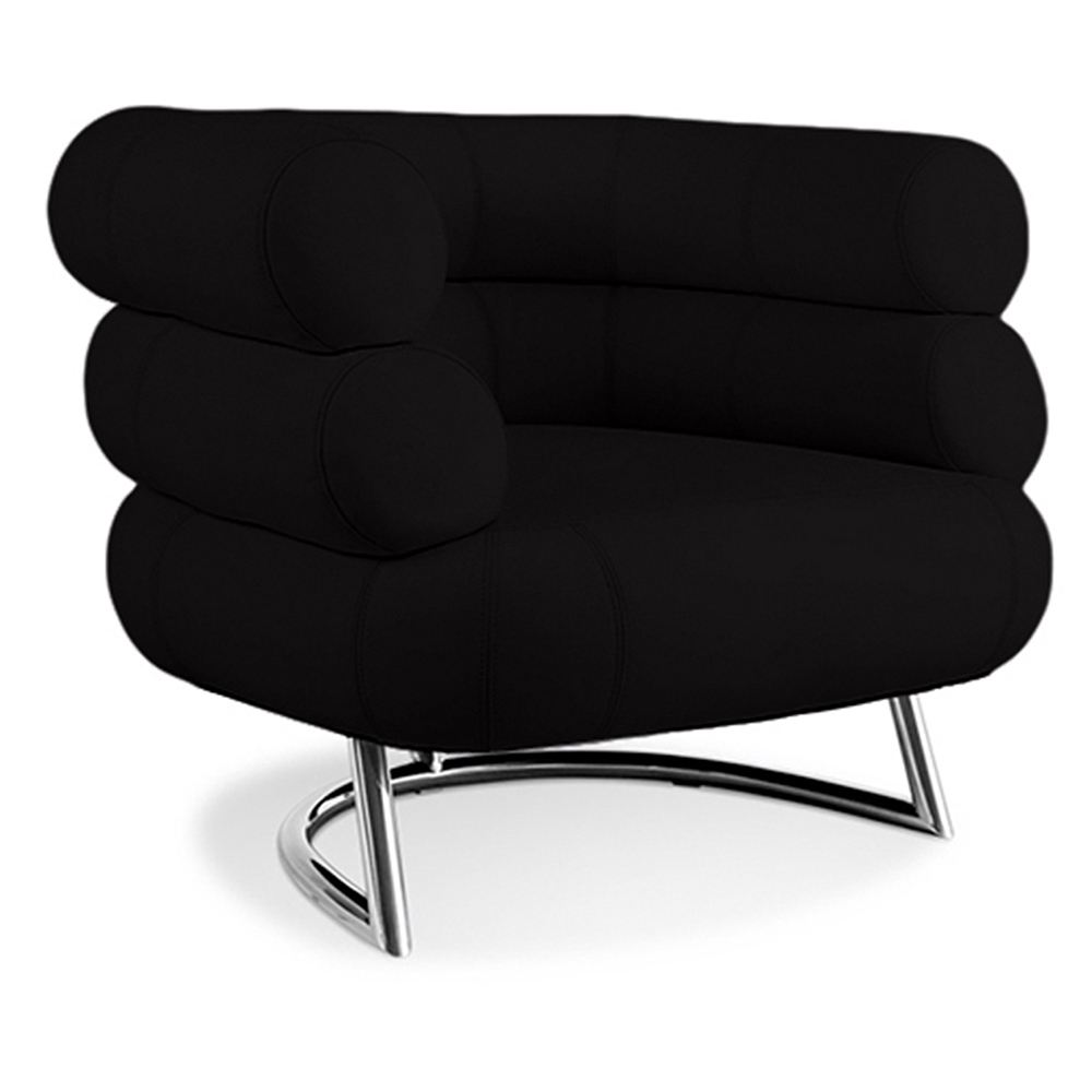  Buy Designer armchair - Faux leather upholstery - Bivendun Black 16500 - in the EU