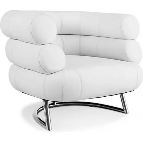 Designer armchair - Faux leather upholstery - Bivendun image 8