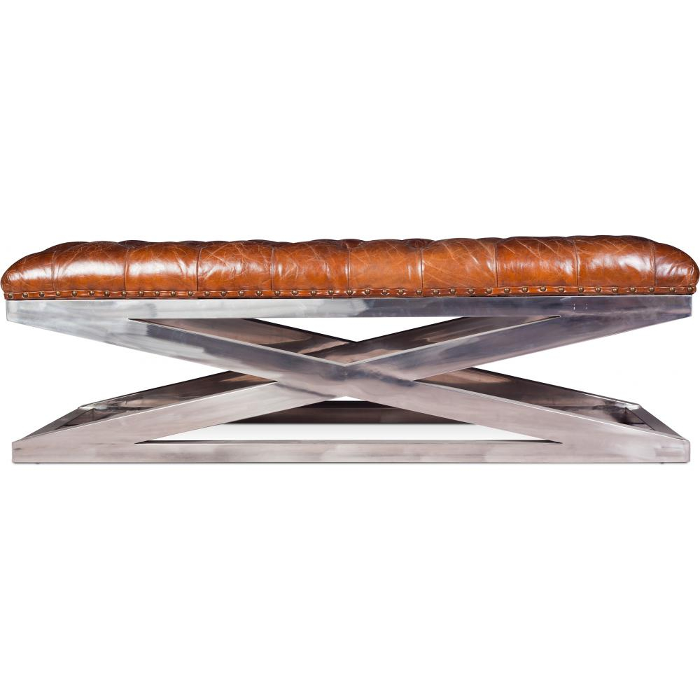  Buy Padded bench churchill lounge Light brown 48383 - in the EU