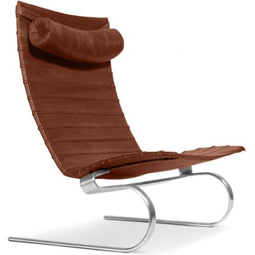  Buy Leather Armchair - Design Lounger - Bloy Cognac 16830 - in the EU