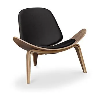 Designer armchair - Scandinavian armchair - Faux leather upholstery - Lucy image 8