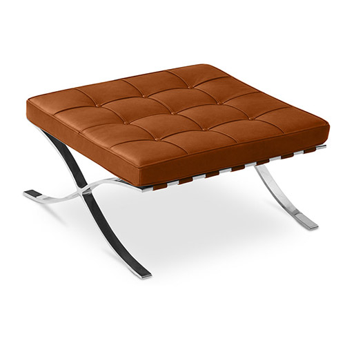  Buy Upholstered Ottoman - Town Brown 58376 - in the EU