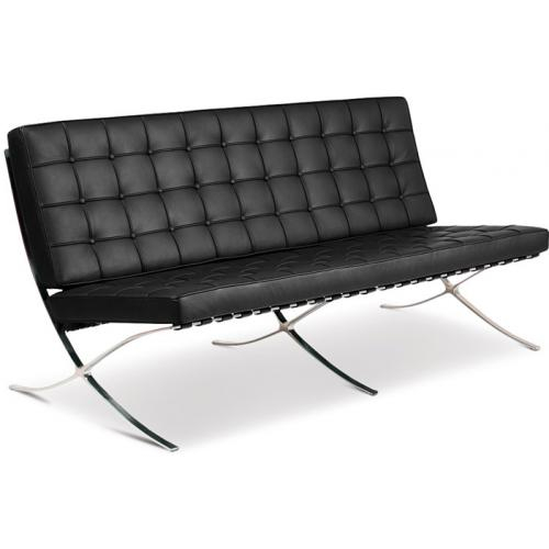  Buy Town Sofa (3 seats) - Premium Leather Black 13266 - in the EU