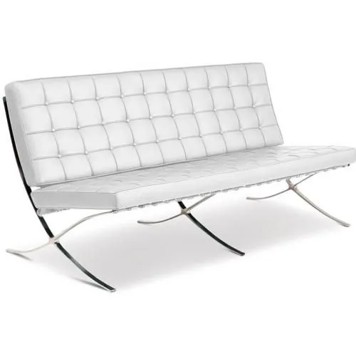 Leather Upholstered Sofa - 3 Seater - Town image 8