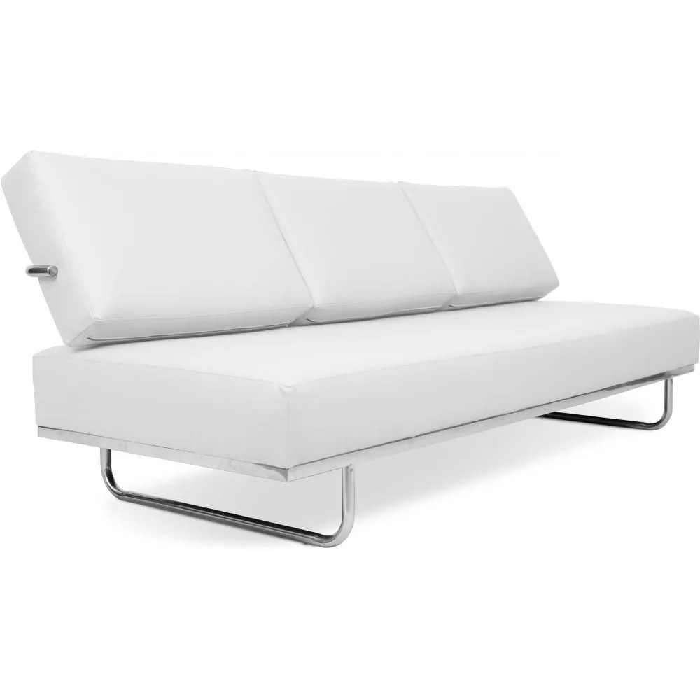 Leather Upholstered Sofa Bed - 3 Seater - Kart image 8