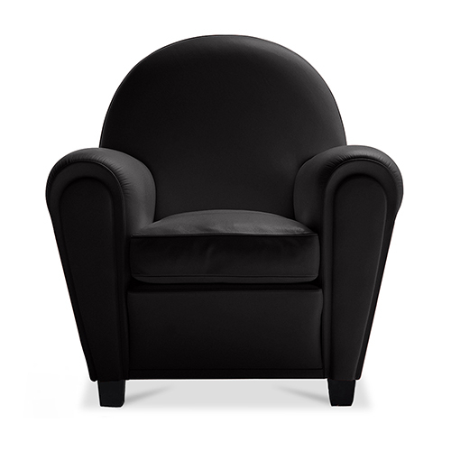  Buy Club Armchair Faux Leather Black 54286 - in the EU