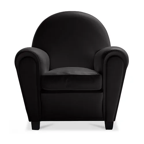  Armchair with Armrests - Upholstered in Faux Leather - Club image 8