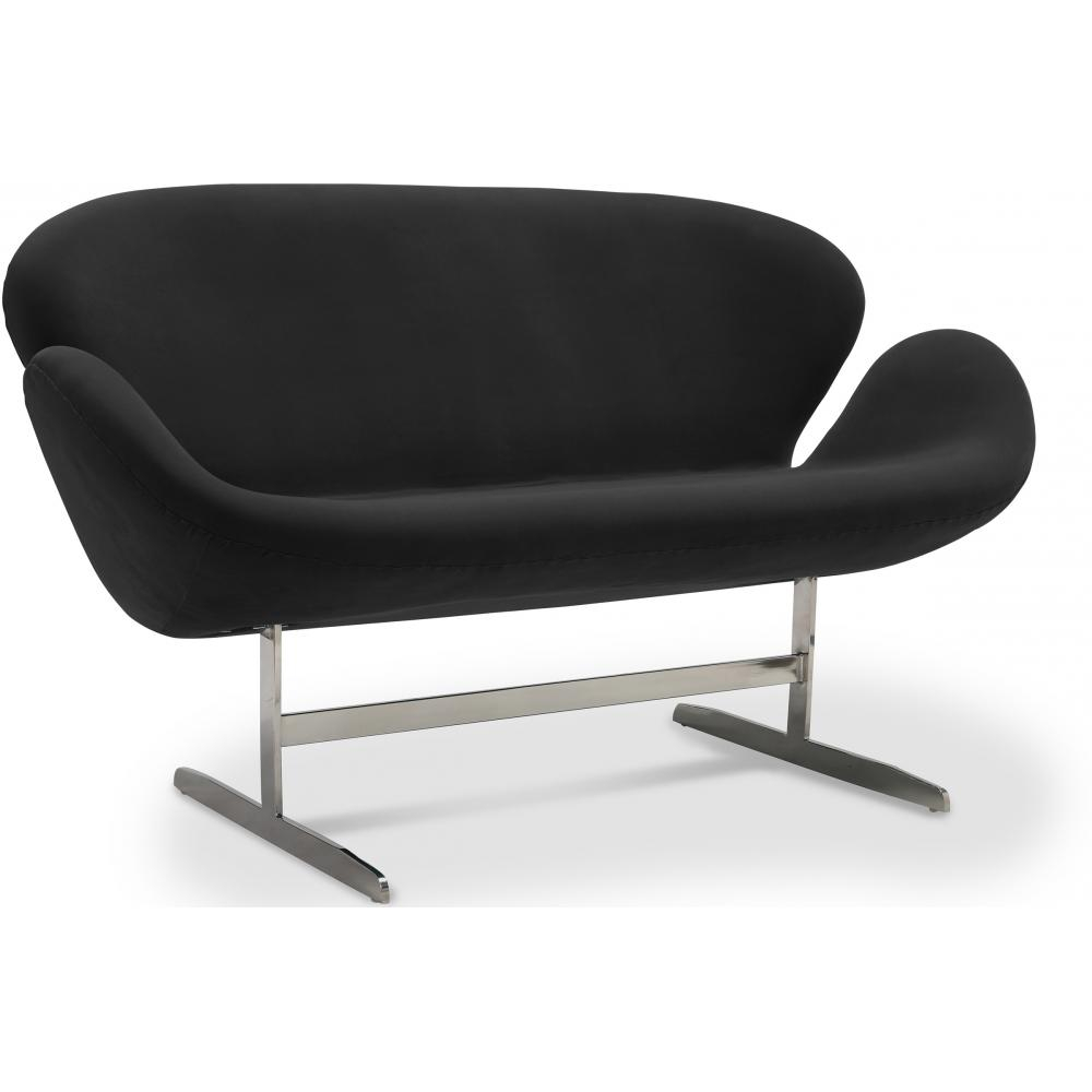  Buy Svin  Sofa (2 seats) - Fabric Black 13911 - in the EU