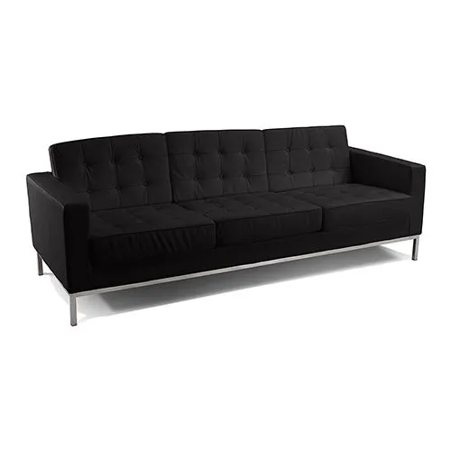 Polyurethane Leather Upholstered Sofa - 3 Seater - Konel image 8