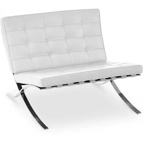 Design Armchair - Upholstered in Leather - Town image 8