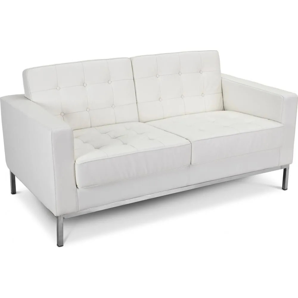 Polyurethane Leather Upholstered Sofa - 2 Seater - Konel image 8
