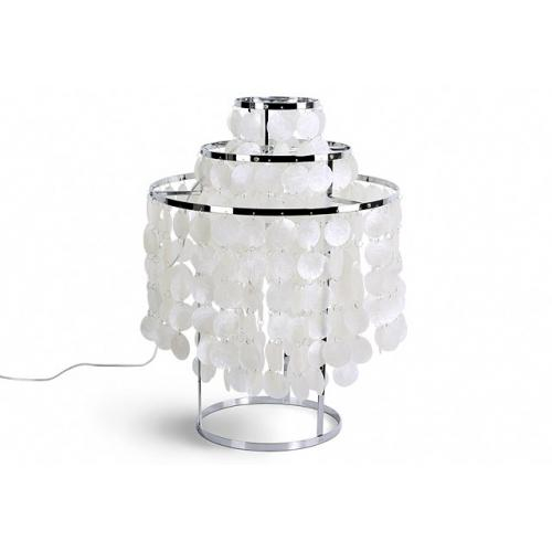  Buy Mother of Pearl Disc Table Lamp - Living Room Lamp - Fun White 16332 - in the EU