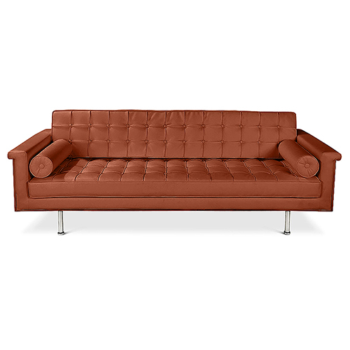  Buy 3 Seater Sofa - Polyurethane Upholstered - Objective Brown 13259 - in the EU