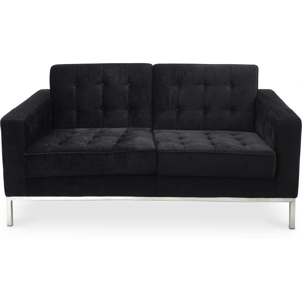  Buy Fabric Upholstered Sofa - 2 Seater - Konel Black 13241 - in the EU