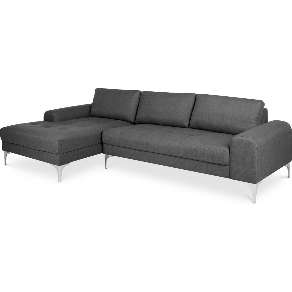  Buy Living-room Corner Sofa 5 seats Fabric Dark grey 26731 - in the EU