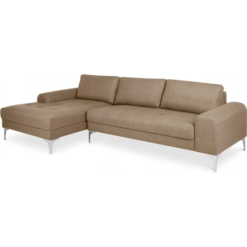 Chaise longue with 5 seats - Upholstered in fabric - Yemy image 8