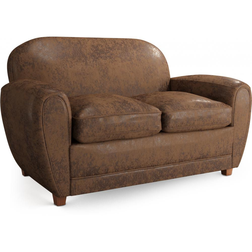  Buy Design Sofa Faux Leather Brown 58243 - in the EU